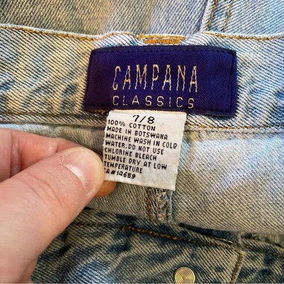 Vintage Jean Shorts Button Fly no back pockets - Picture 2 of 13